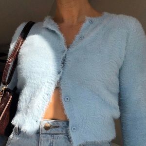 Princess Polly Baby blue sweater